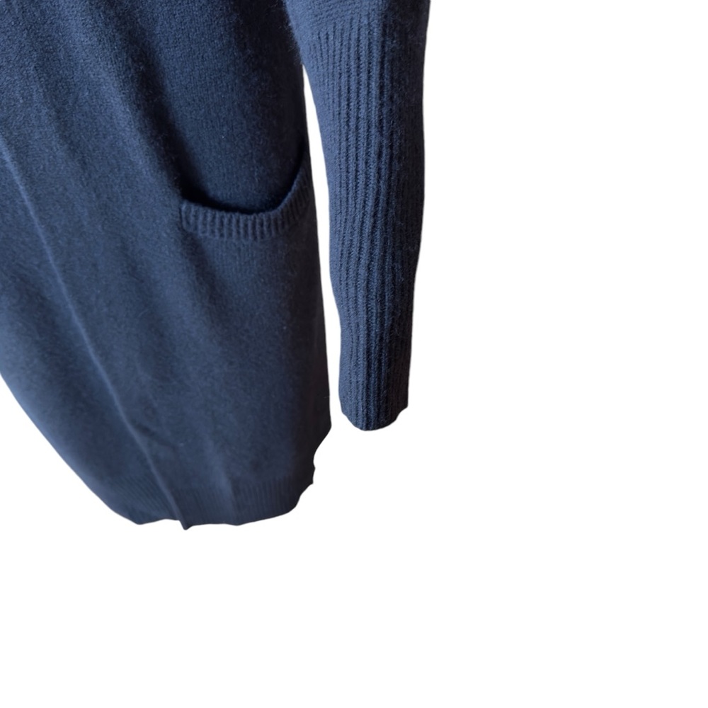 Halogen Wool & Cashmere Long Cardigan Black Size Small - Picture 4 of 10